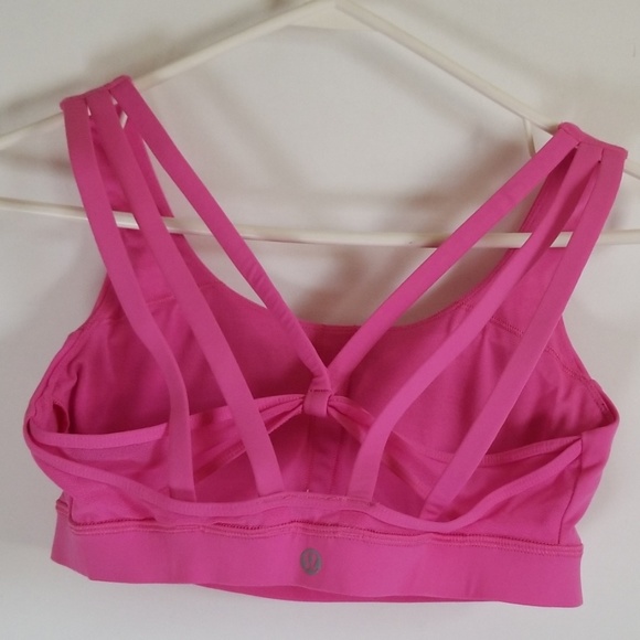 lululemon athletica Other - Lululemon Pink Strappy Padded Sports Bra